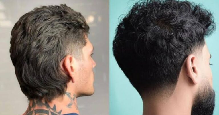Fade Haircut Mullet