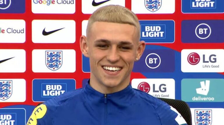 Phil Foden Hair